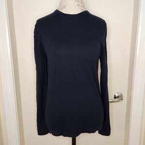 Navy wool sweater